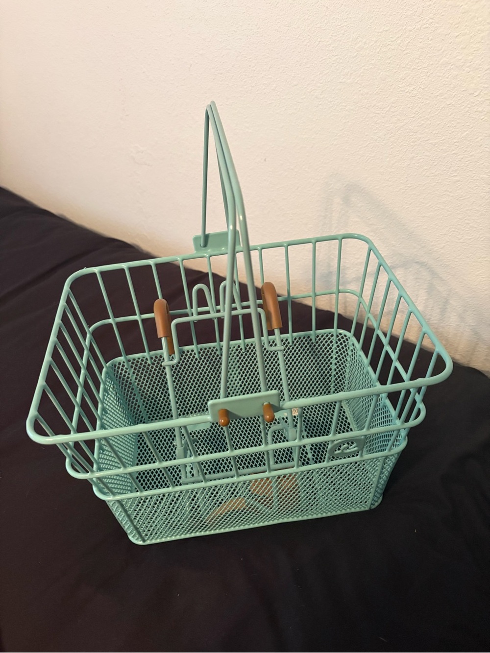 Arrow brand Removable Front Wire Bike Basket – Mint Green